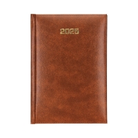 Kalendarz książkowy A5 Terminarz brązowy tygodniowy
