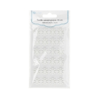 Perły samoprzylepne Śnieżynka - 24szt.