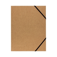 Teczka z gumką A4 natural ECO Biurfol - 5szt.