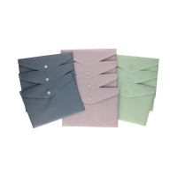 Teczka kopertowa A5/PP mix kolorów Morandi Biurfol - 10szt.