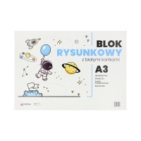 Blok rysunkowy A3/20 biały 70g Wektor