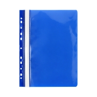 Skoroszyt sztywny perforacja A4/PVC granat PantaPlast