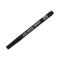 Marker CD/DVD czarny Tetis KM111-V