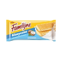Ciastka Wafle Familijne kokosowe 180g