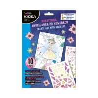 Kreatywna wyklejanka po numerach Magiczny Świat Kidea
