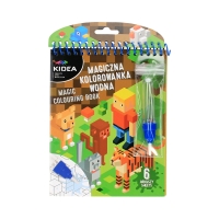 Magiczna kolorowanka wielorazowa wodna Game Kidea