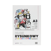 Blok rysunkowy A3/20 kolorowy 80g Wektor