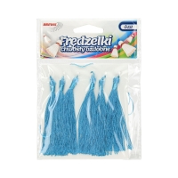 Frędzelki - chwosty ozdobne jasnoniebieskie 8cm Brewis - 6szt.
