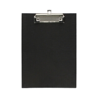 Deska klip A5 czarna PVC DRect