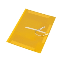 Teczka wiązana A4/PP żółta Biurfol