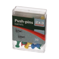 Pinezki tablicowe beczułki (30) 2x3 A002