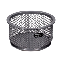 Pojemnik spinacze srebrny b/w Vip Grand GR011