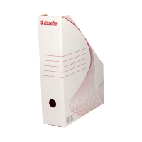 Pojemnik czasopisma 80mm biały kart Esselte