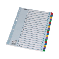 Przekładki kartonowe A4 A-Z kolorowe Mylar