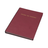 Książka podpis 19k bordowa Delfin