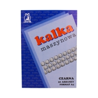 Kalka maszynowa A4 czarna Delfin (50)