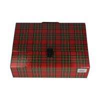 Teczka rączka A4 krata 100mm MAXI Delfin