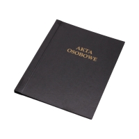 Skoroszyt akta osobowe TO czarna Delfin