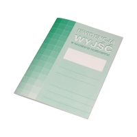 Ewidencja wyjść godzinach/służb A4 MP 574-1