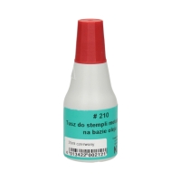 Tusz stemple 25ml czerwony metalowe Noris 210