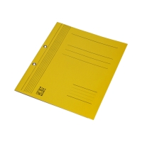 Skoroszyt oczko A4 1/1 żółty Bigo