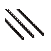 Grzbiet plastikowy 8mm czarny 45k Argo