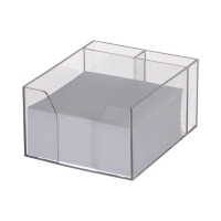 Karteczki 85x85x5 biała nieklejąca pojemnik Has