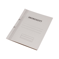 Skoroszyt oczko A4 1/1 biały 300g KIel-Tech