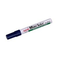 Marker permanentny 1.0-5.0mm niebieski ścięty Uni 580B