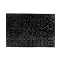 Cyfry samoprzylepne 30mm czarne