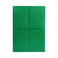 Litery samoprzylepne 10mm zielone