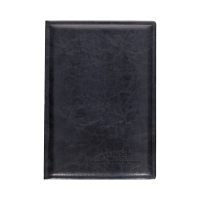 Książka korespondencyjna A4/192 granatowa skóropodobna Warta