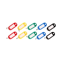 Zawieszka do kluczy - breloczek - mix kolorów Argo - 100szt. w opak.