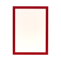 Ramka informacyjna A4 czerwona Duraframe samoprzylepna - 2szt. w op.