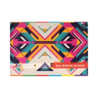 Blok techniczny A4/10 kolorowy Interdruk