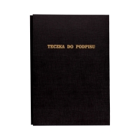 Książka podpis 19k czarna Delfin