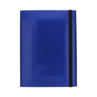 Teczka skrzydłowa gumka niebieska 50mm Caribic