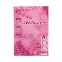 Papier kredowy A4 115g Kreska (100)