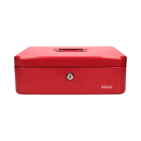Kasetka metalowa czerwona L 100x300x217 Eagle