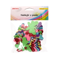 Naklejka ozdobna pianki brokat Motyle Brewis (42)