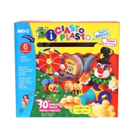 Ciastolina 6kol IC6PT Amos 170-1023