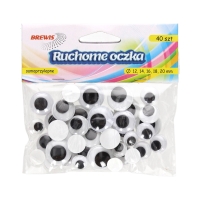 Oczka ruchome mix 12/20 Brewis (40)