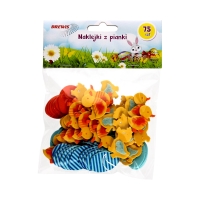 Nalepka ozdobna pianki mix PVE11 Brewis (75)