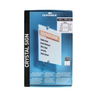 Tabliczka informacyjna 148x105 Durable Crystal Sign