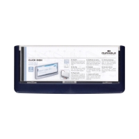Tabliczka informacyjna 149x52.5 granat Durable Click Sign