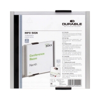 Tabliczka informacyjna 149x148.5 srebrna Durable Info Sign