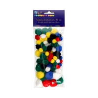 Pompon akrylowy mix (78)