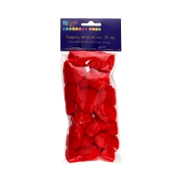 Pompony akrylowe czerwone mix (24)