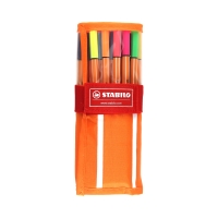 Cienkopisy 0.4mm Rollerset 30kol Point Stabilo