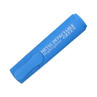 Zakreślacz zielony wykrywalny detektorem metalu